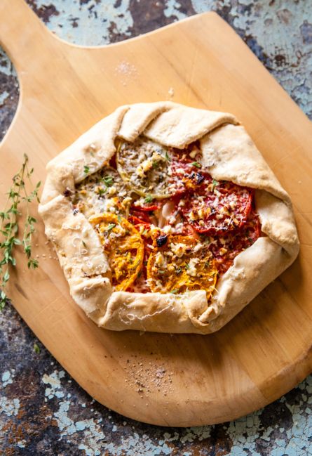 Rustic Tomato and Feta Galette